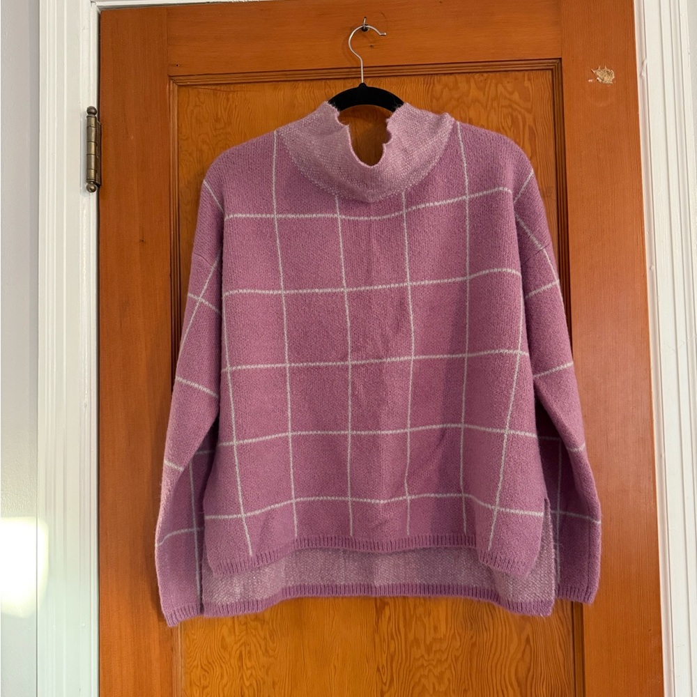 Lumière Size Medium Windowpane Plaid